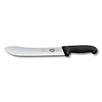 Victorinox 10 Inch Straight Blade Butcher Knife Black Fibrox Handle (5.7403.25) MAIN