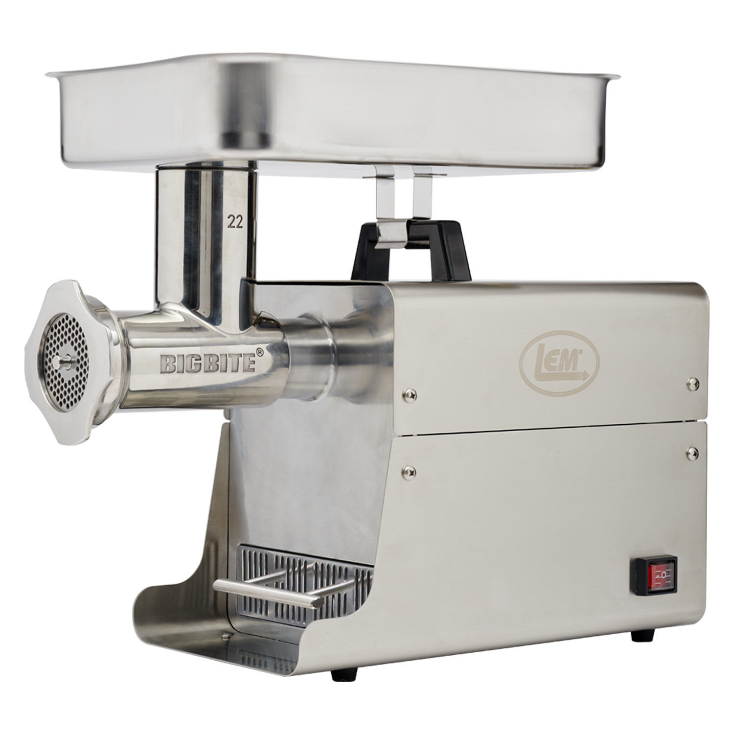 LEM Grinder Big Bite #22 Eletric ss 1 Hp LARGE