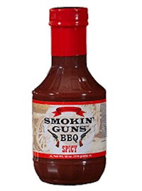 Smokin Guns Spicy BBQ Sauce 18 Ounce Bottle MAIN
