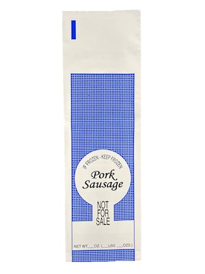 2lb Pork Sausage Bag Printed "Not for Sale" THUMBNAIL