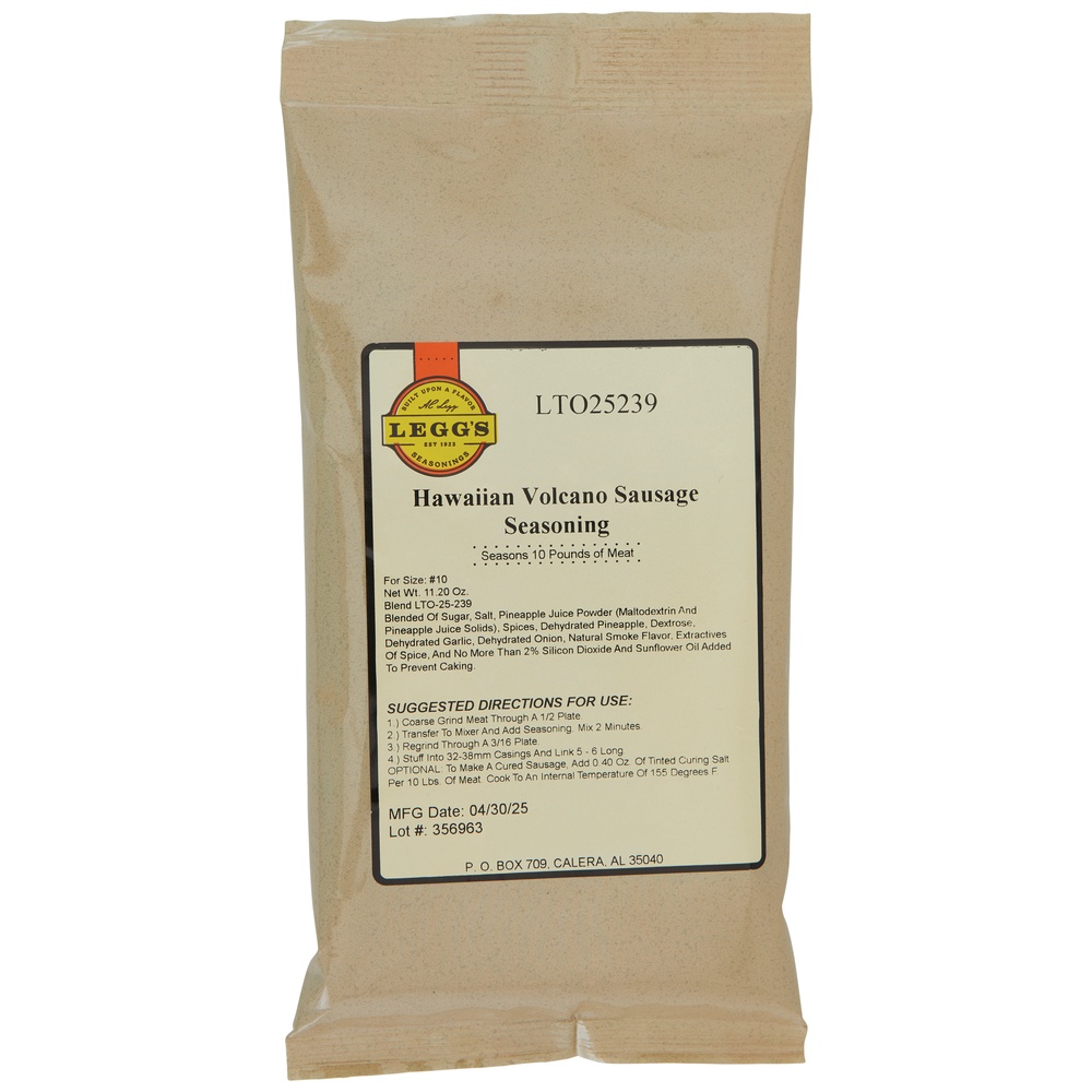 AC Leggs Old Plantation Hawaiian Volcano Pork Sausage Seasoning THUMBNAIL