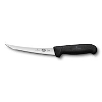 Victorinox 6 Inch Curved Flexible Boning Knife Black Fibrox Handle (5.6613.15) MAIN
