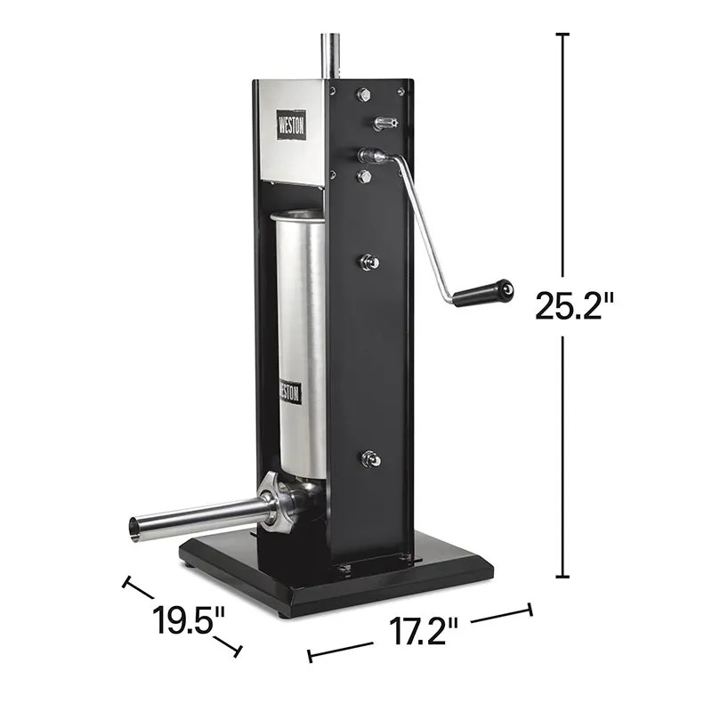 Manually Operated Vertical Sausage Stuffer 11LB - #86-1101-W MAIN