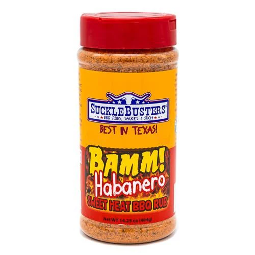 Suckle Busters Bamm! Habanero Sweet Heat Seasoning 14.25 oz Shaker MAIN