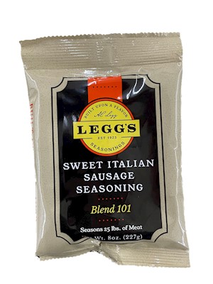 AC Leggs Old Plantation Sweet Italian Sausage Seasoning LARGE