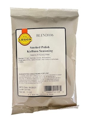 AC Leggs Smoked Polish Kielbasa Seasoning Blend #106 Case of 24 THUMBNAIL