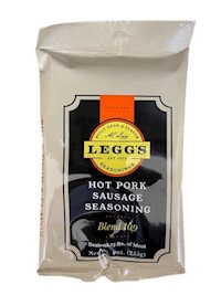 AC Leggs Hot Pork Sausage Seasoning Blend 109 Case of 24 MAIN
