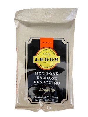 AC Leggs Hot Pork Sausage Seasoning Blend 109 Case of 24 THUMBNAIL