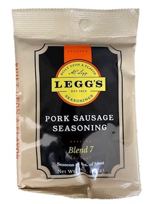 AC Leggs Old Plantation Pork Sausage Seasoning Blend 7 LARGE