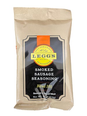 AC Leggs Smoked Sausage Seasoning Blend 105 - Case Of 24 LARGE