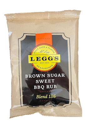 AC Leggs Brown Sugar Sweet BBQ Rub Blend #136-8oz LARGE