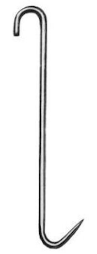 Stainless Steel Car Hook 3/8 x 24 Inch MAIN