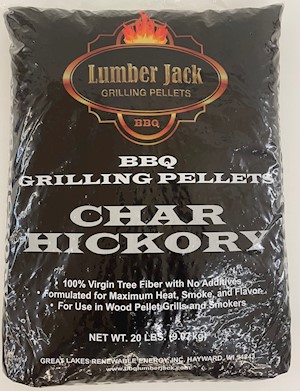 Lumber Jack Char Hickory BBQ Wood Pellets THUMBNAIL