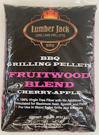 Lumber Jack Fruit Wood BBQ Wood Pellets MAIN