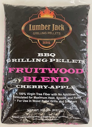 Lumber Jack Fruit Wood BBQ Wood Pellets THUMBNAIL