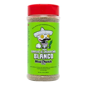 Meat Church Garlic & Jalapeno Blanco 12 oz Shaker LARGE