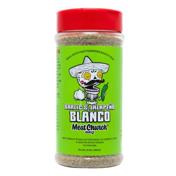 Meat Church Garlic & Jalapeno Blanco 12 oz Shaker MAIN