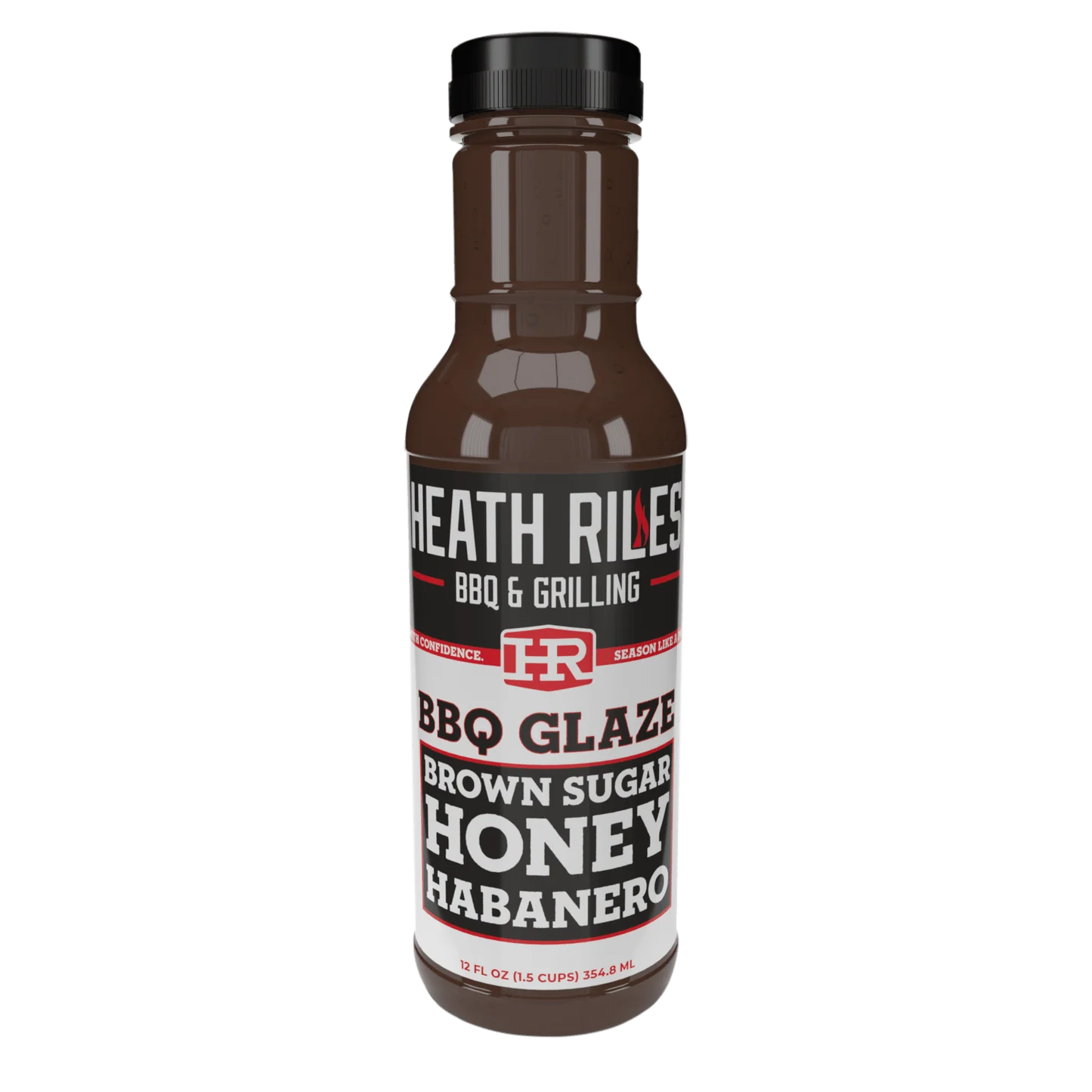 Heath Riles Brown Sugar Honey Habanero Glaze 12oz Bottle SWATCH