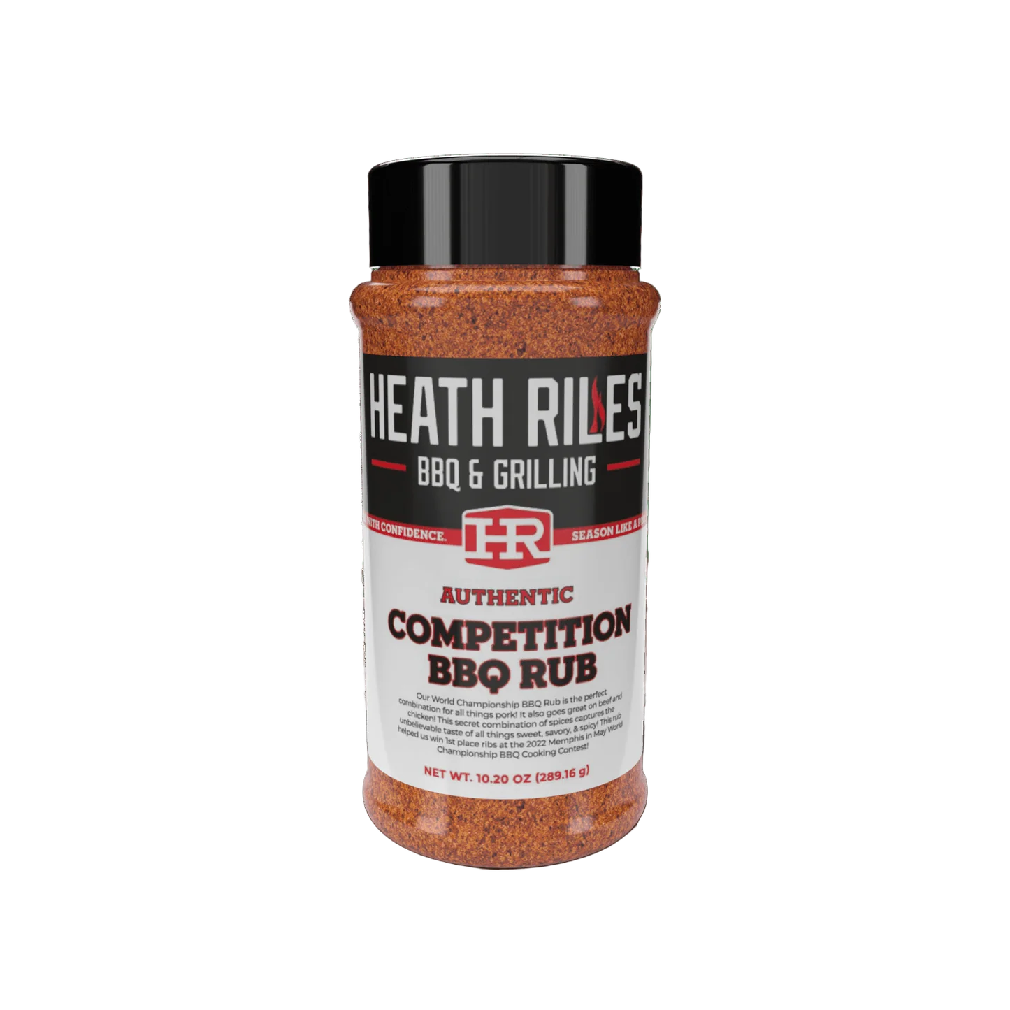 Heath Riles Competition BBQ Rub 10.2oz Shaker MAIN