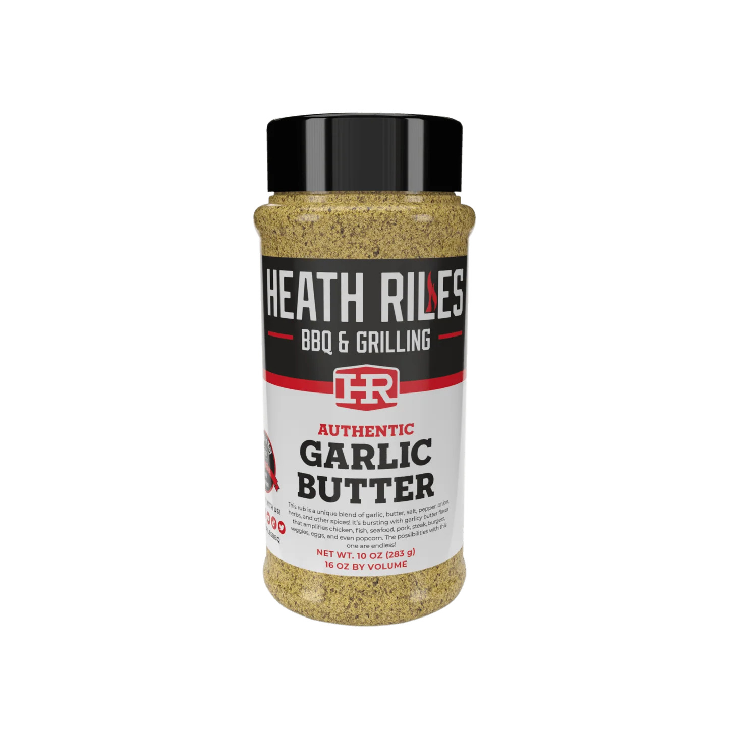 Heath Riles Garlic Butter 10oz Shaker THUMBNAIL