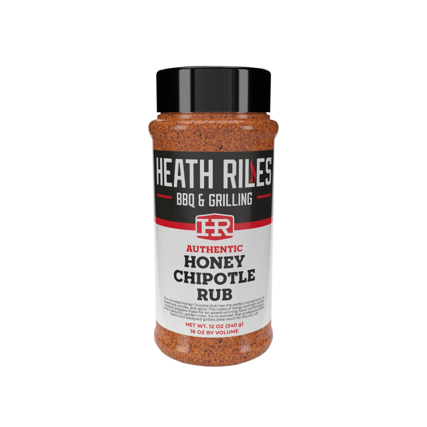 Heath Riles Honey Chipotle Rub 12oz Shaker THUMBNAIL