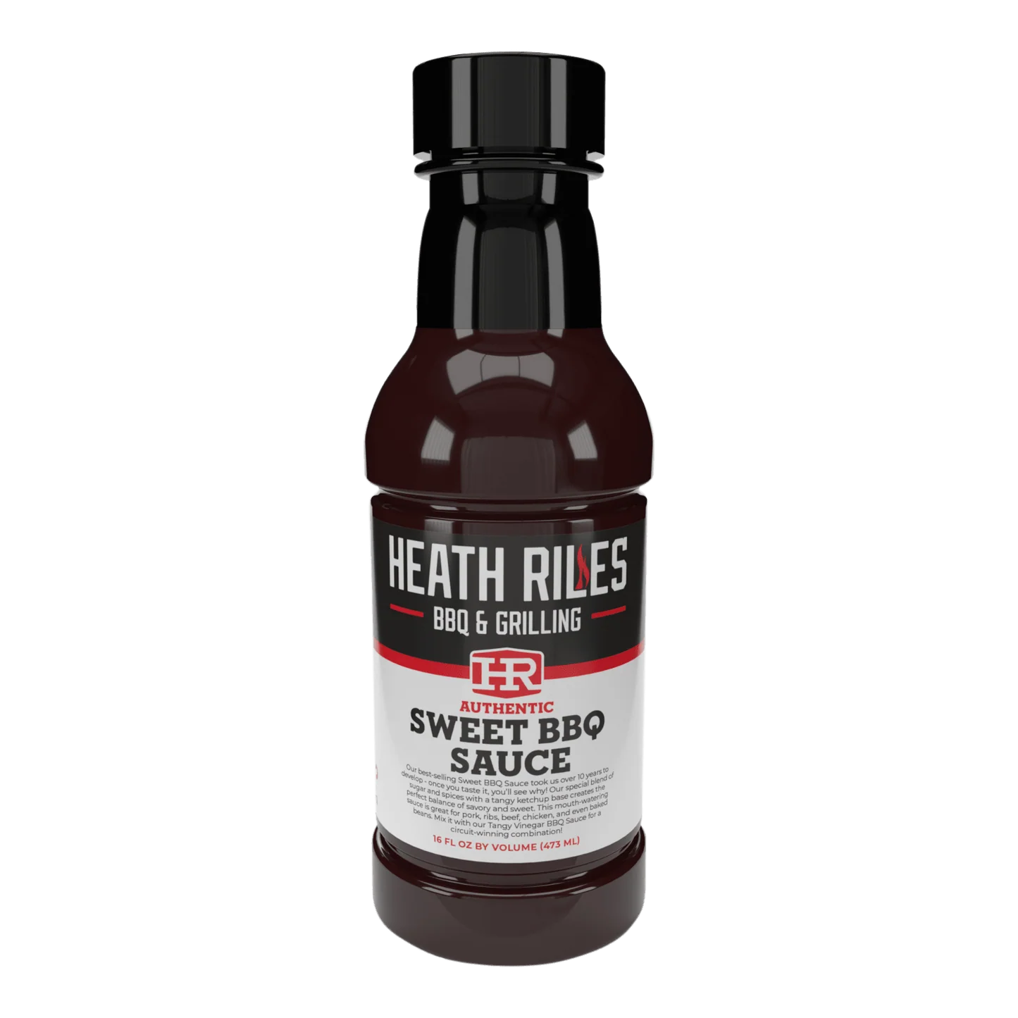 Heath Riles Sweet BBQ Sauce 16oz Bottle MAIN