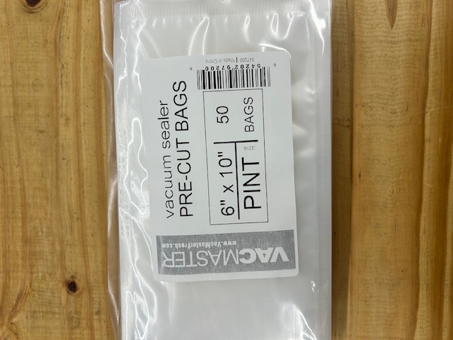 VacMaster External Vacuum Bags 6" X 10" Pint Size LARGE