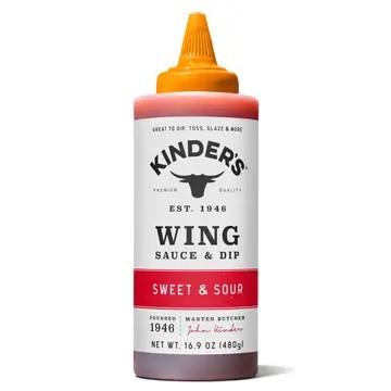 Kinder's Sweet & Sour Wing Sauce & Dip 16.9 OZ MAIN