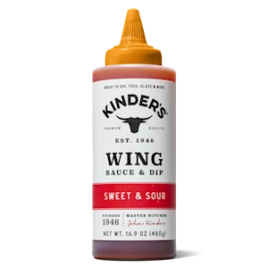 Kinder's Sweet & Sour Wing Sauce & Dip 16.9 OZ LARGE