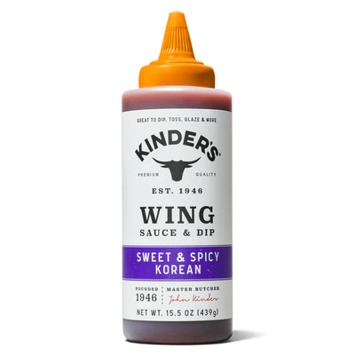 Kinder's Sweet & Spicy Korean Wing Sauce & Dip 15.5 OZ MAIN