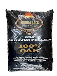 Lumber Jack BBQ Wood Pellets 100% Oak 20 Pound Bag MAIN