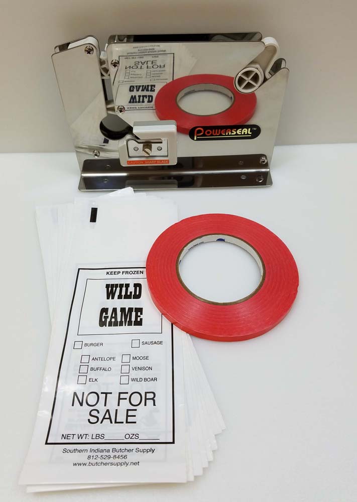 Wild Game Ground Meat and Sausage Packing Kit LARGE