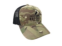 Southern Indiana Butcher Supply Camo Trucker Hat MAIN