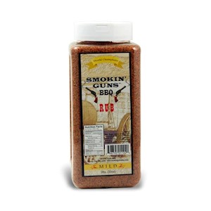 Smokin Guns BBQ Mild Rub 2 Pound Jug LARGE