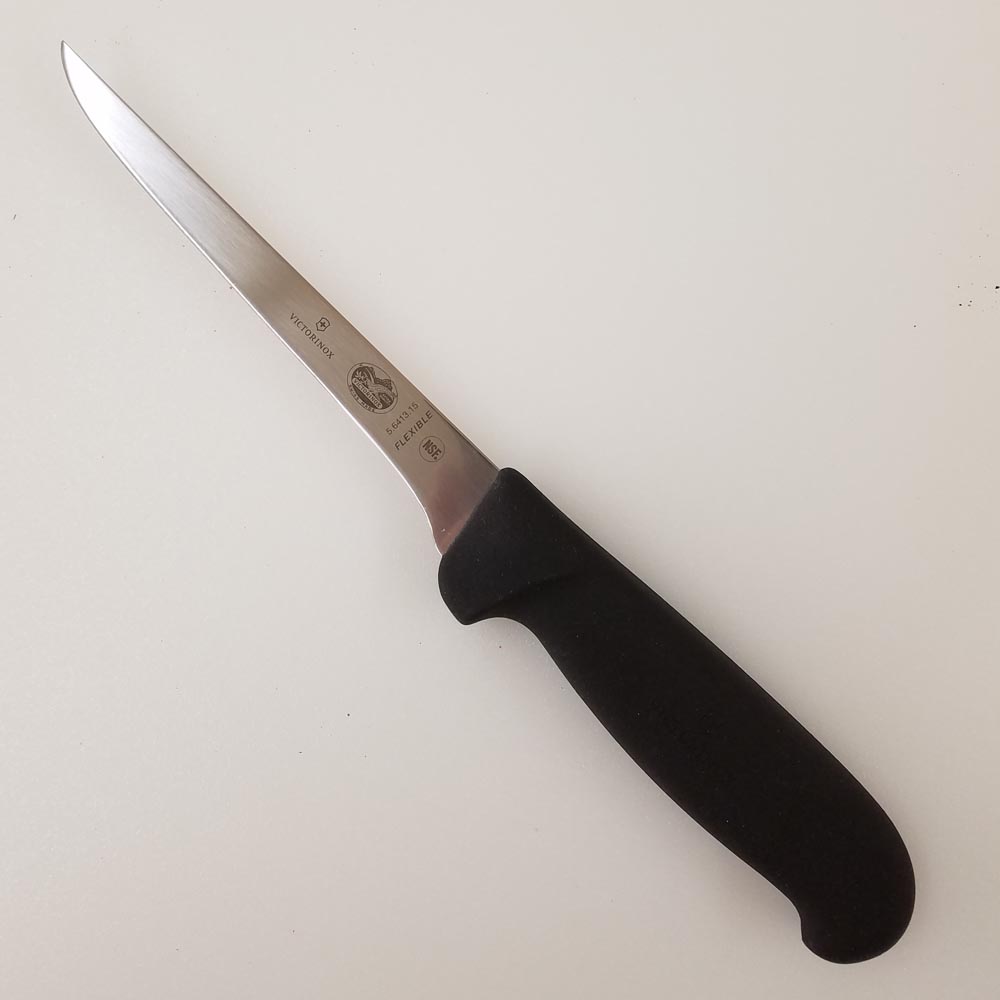 Victorinox 6 Inch Narrow Flexible Straight  Boning Knife(40513) LARGE