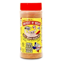 Obie-Cue's Sweet N' Heat Rub 12.4 OZ MAIN