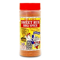 Obie-Cue Sweet Rub BBQ Spice 12 OZ Shaker MAIN