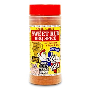 Obie-Cue Sweet Rub BBQ Spice 12 OZ Shaker THUMBNAIL