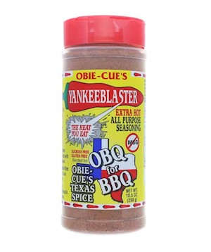 Obie-Cue's YankeeBlaster Extra Hot All Purpose Seasoning 10.5 OZ THUMBNAIL